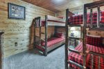 Twin-Sized Bunk Beds on Lower Level